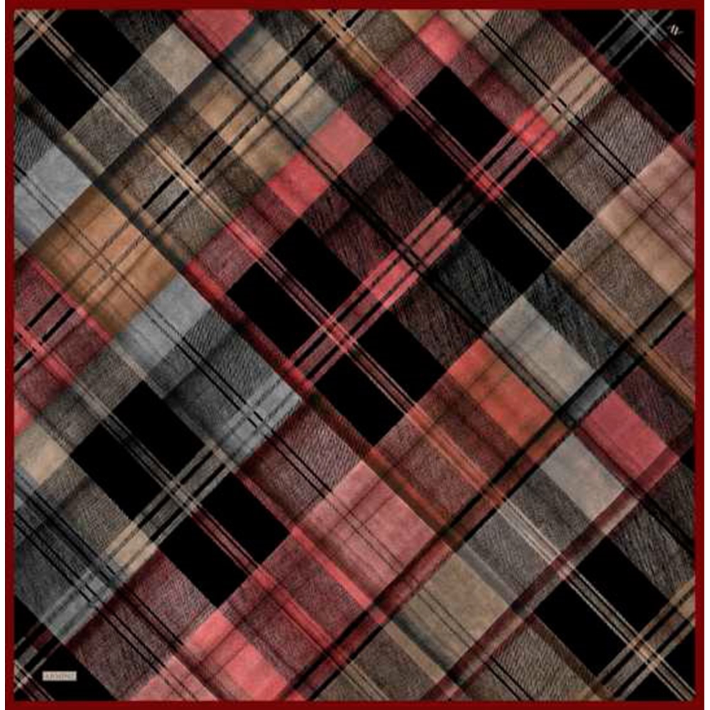 Armine Dj Sura Saf İpek Eşarp - 2025-2026 Sonbahar-Kış 9424D (S)