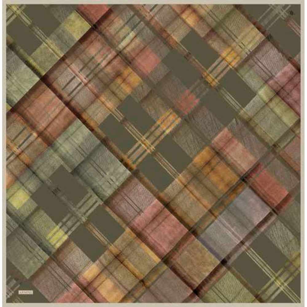 Armine Dj Sura Saf İpek Eşarp - 2025-2026 Sonbahar-Kış 9424D (S)