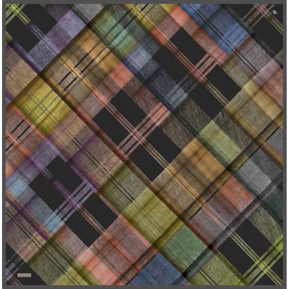 Armine Dj Sura Saf İpek Eşarp - 2025-2026 Sonbahar-Kış 9424D (S)