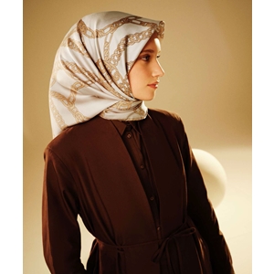 Armine Dj Sura Saf İpek Eşarp - 2025-2026 Sonbahar-Kış 9427D (T)