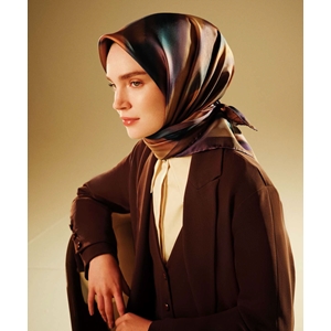 Armine Dj Sura Saf İpek Eşarp - 2025-2026 Sonbahar-Kış 9436D (S)