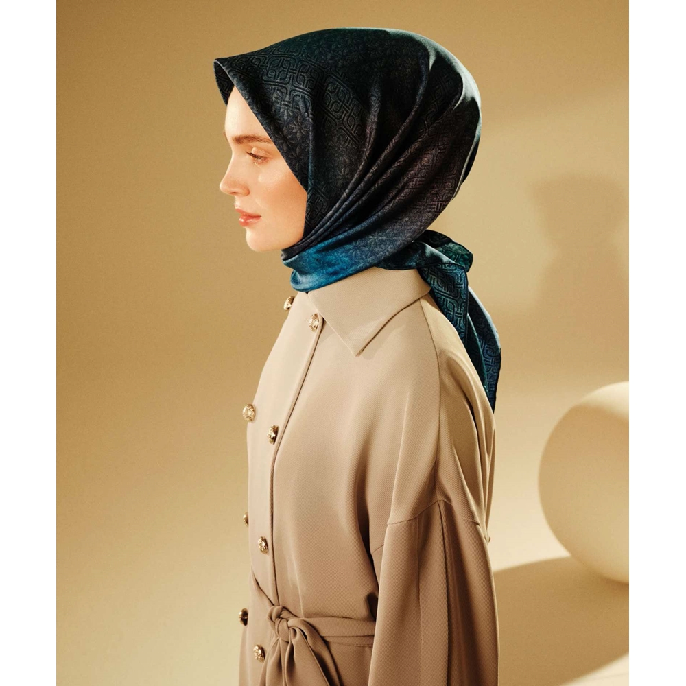 Armine Dj Sura Saf İpek Eşarp - 2025-2026 Sonbahar-Kış 9437D (S)