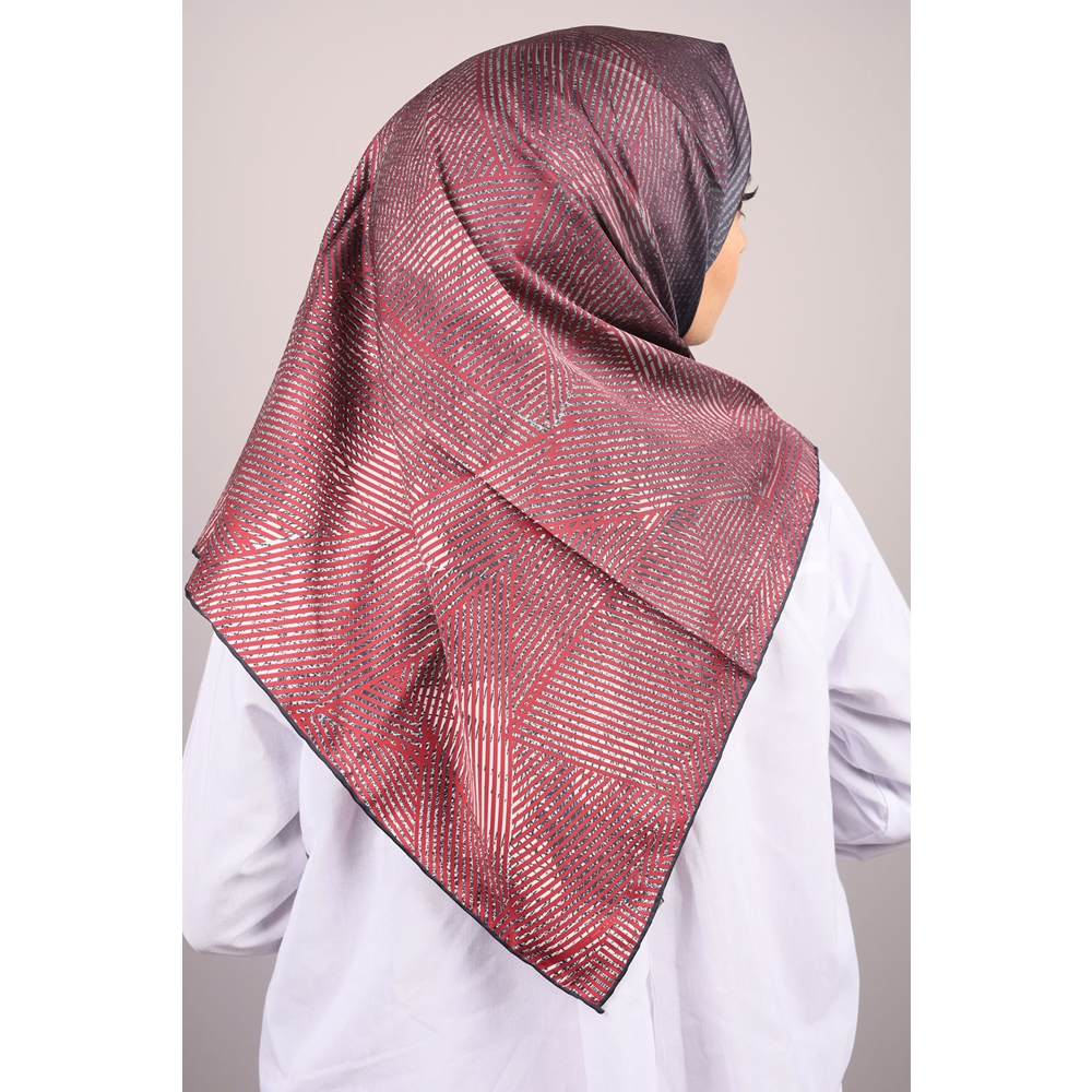 Piramit Luxer Desenli Rayon Eşarp - Desen-36 - Renk-02
