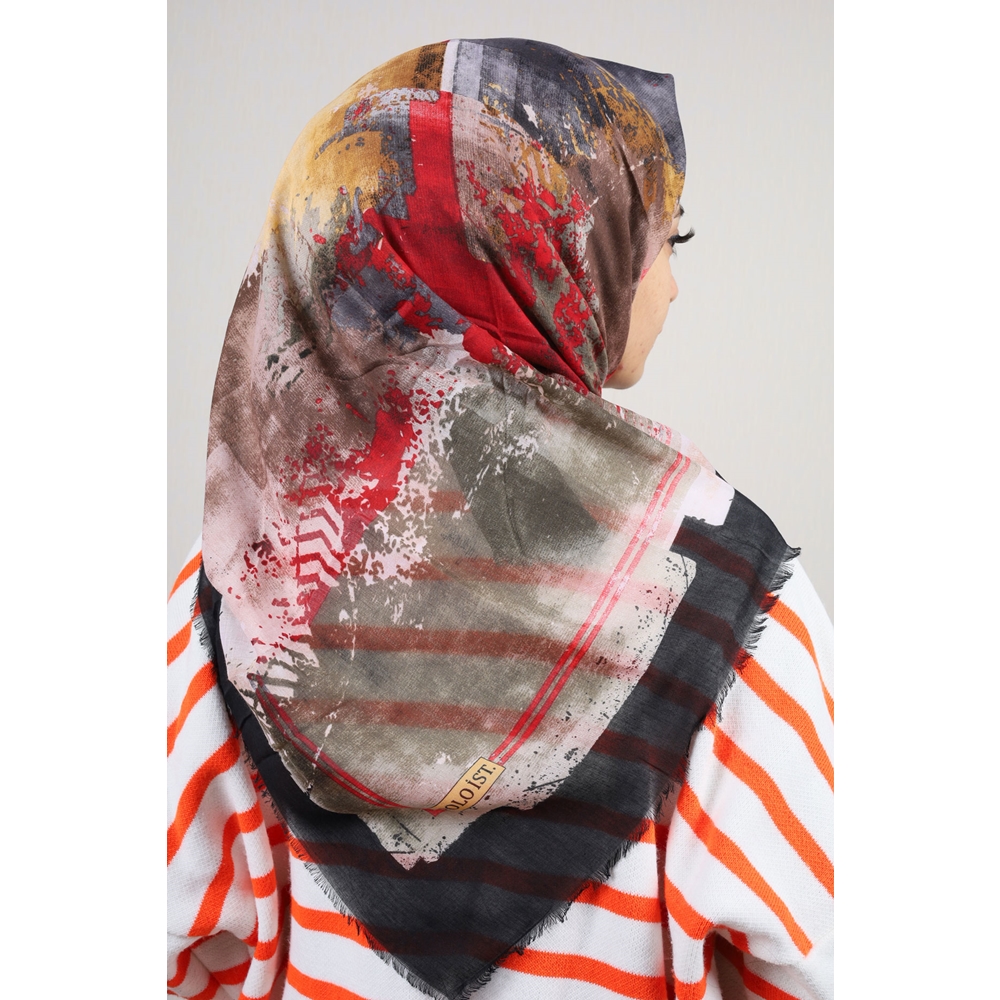 Poloist Desenli Sökme Tülbent - Desen-262 - Renk-03