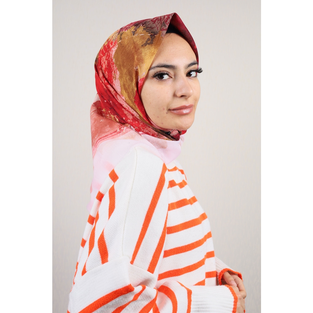 Poloist Desenli Sökme Tülbent - Desen-262 - Renk-05
