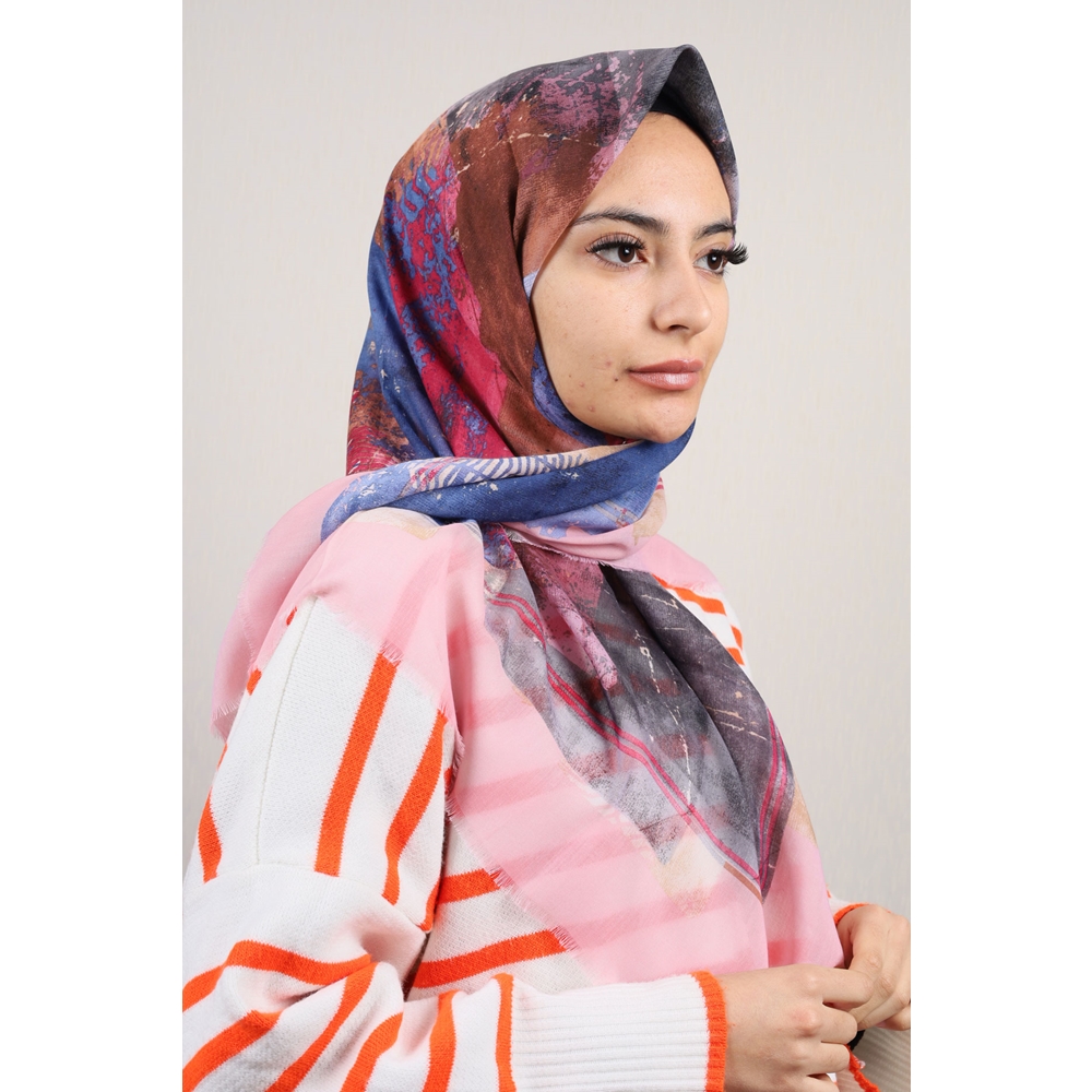 Poloist Desenli Sökme Tülbent - Desen-262 - Renk-05