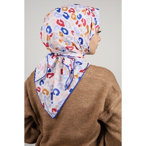 Emproyal Desenli Naturel Pamuk Eşarp - Desen-02 - Renk-03