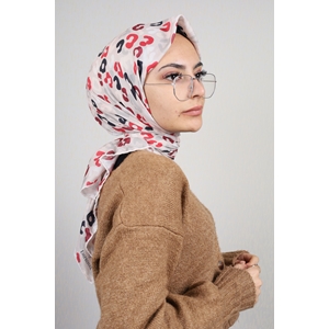 Emproyal Desenli Naturel Pamuk Eşarp - Desen-02 - Renk-09