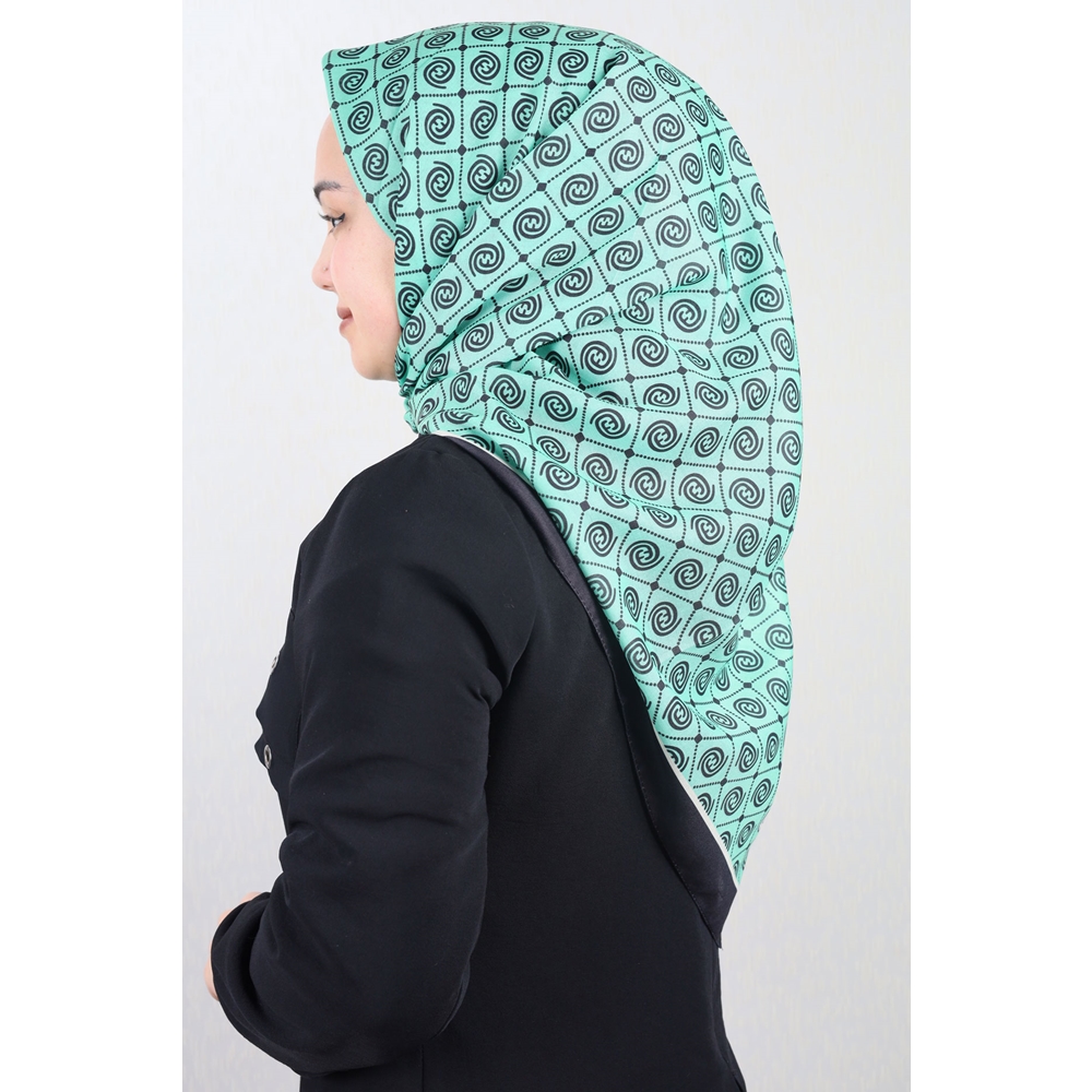 Emproyal Desenli Naturel Pamuk Eşarp - Desen-05 - Renk-09