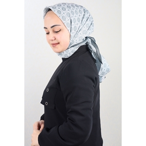 Emproyal Desenli Naturel Pamuk Eşarp - Desen-05 - Renk-09