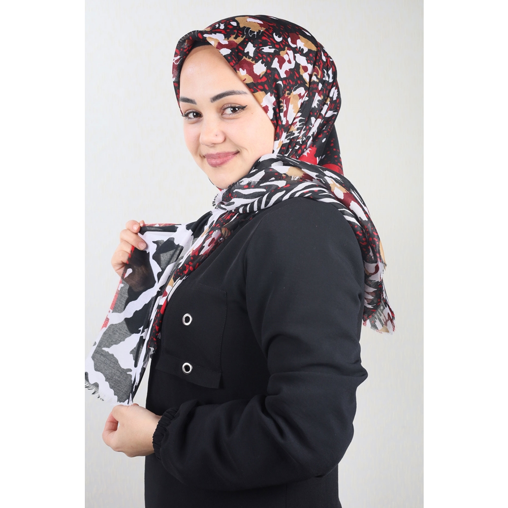 Poloist Desenli Sökme Tülbent - Desen-266 - Renk-05