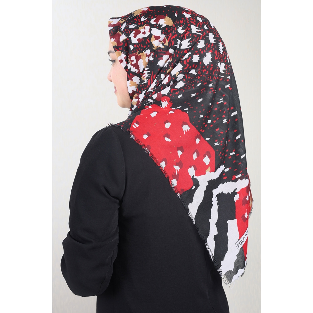 Poloist Desenli Sökme Tülbent - Desen-266 - Renk-05