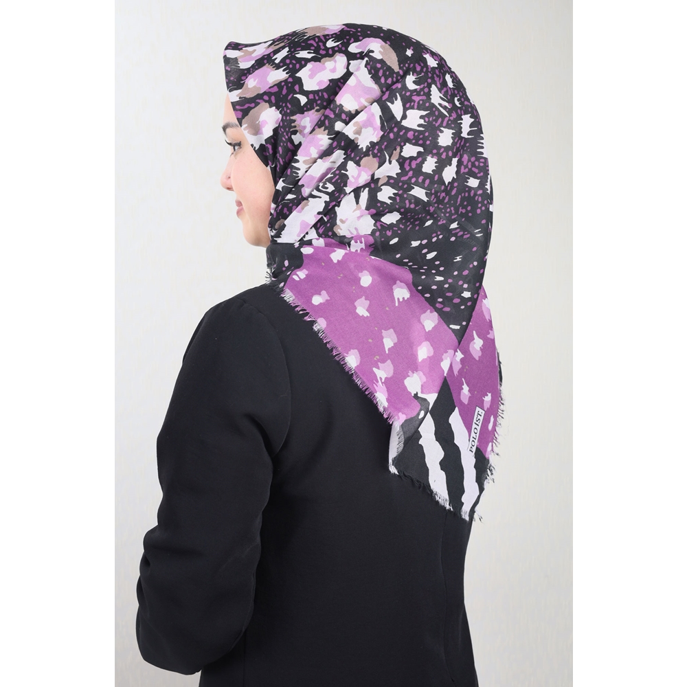 Poloist Desenli Sökme Tülbent - Desen-266 - Renk-12
