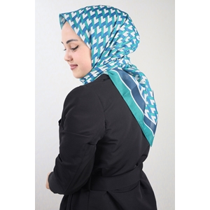 Emproyal Desenli Naturel Pamuk Eşarp - Desen-06 - Renk-12