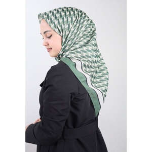 Emproyal Desenli Naturel Pamuk Eşarp - Desen-06 - Renk-12