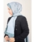 Bonjela Kendinden Desenli Şeritli Monogram Şal - Desen-01