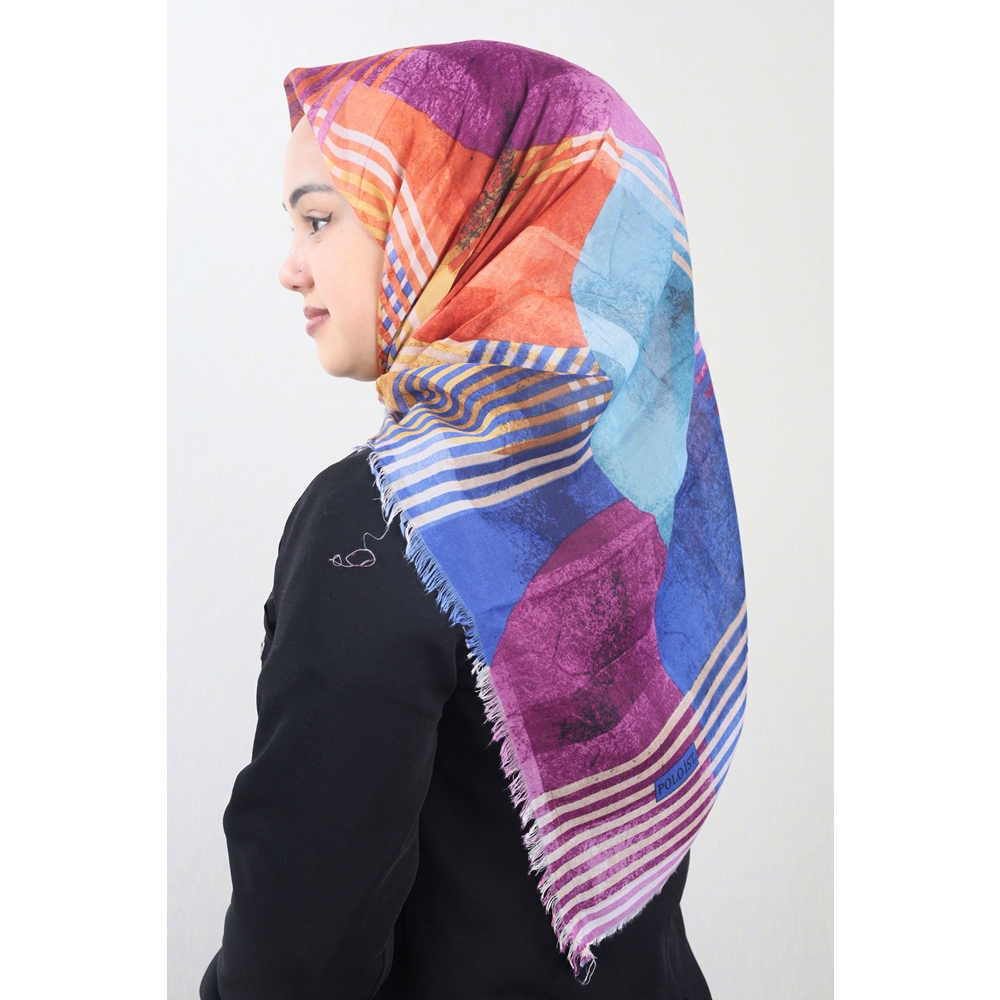 Poloist Desenli Sökme Tülbent - Desen-278 - Renk-04