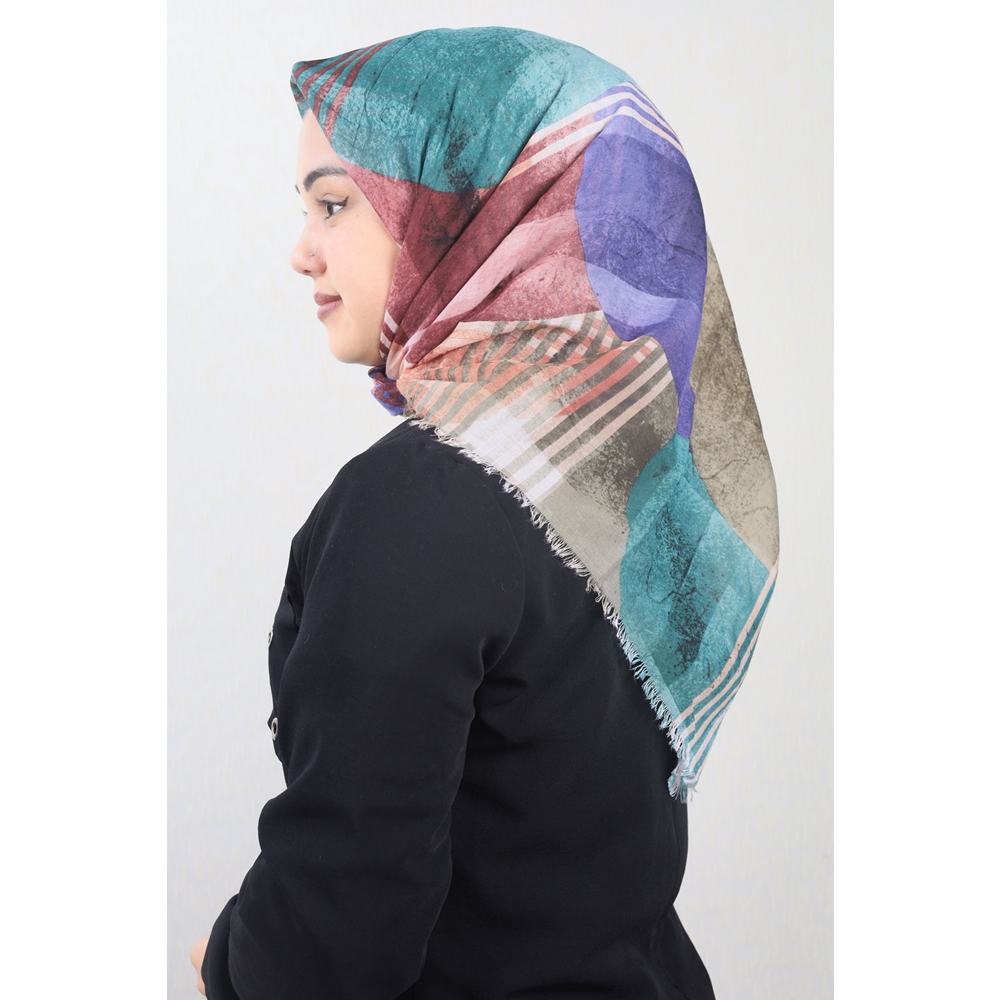 Poloist Desenli Sökme Tülbent - Desen-278 - Renk-04