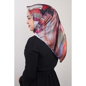 Piramit Luxer Desenli Rayon Eşarp - Desen-40 - Renk-02