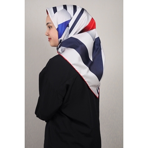 Piramit Luxer Desenli Rayon Eşarp - Desen-41 - Renk-01