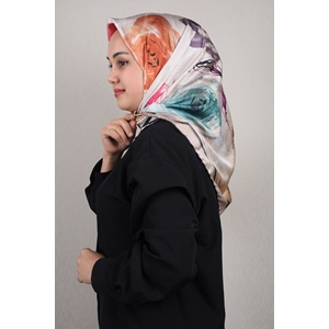 Piramit Luxer Desenli Rayon Eşarp - Desen-42