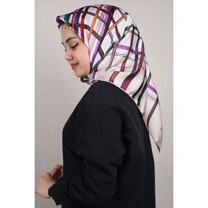 Piramit Luxer Desenli Rayon Eşarp - Desen-44 - Renk-04