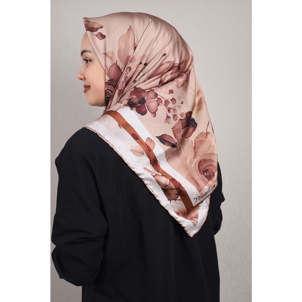 Piramit Luxer Desenli Rayon Eşarp - Desen-45 - Renk-04