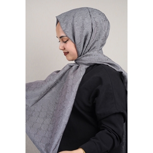 Piramit Monogram Floş Şal - Desen-02