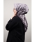 Hint İpek Kendinden Desenli Monogram Eşarp - Desen-05