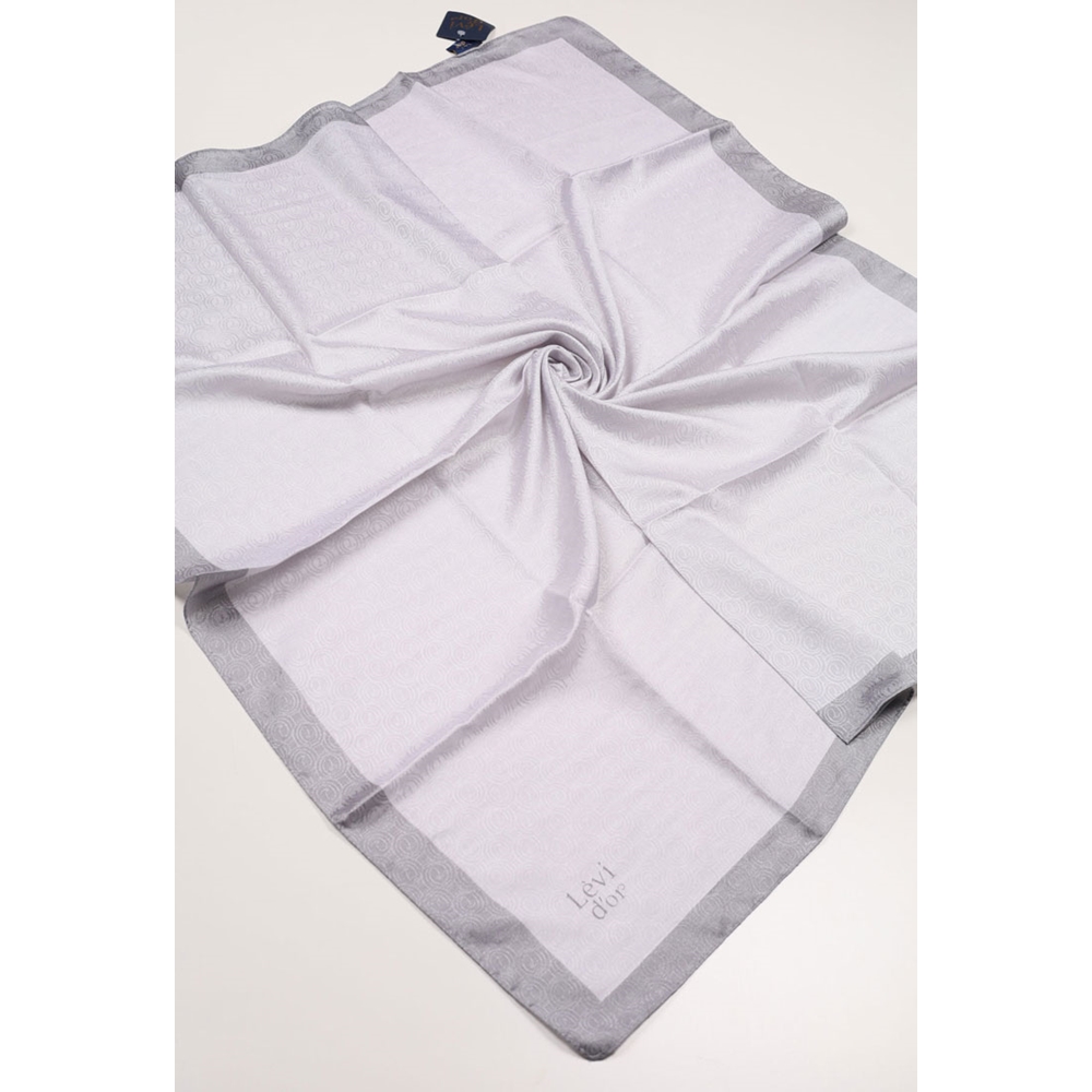 Levidor Kendinden Desenli Monogram Eşarp - Desen-01 - Renk-21