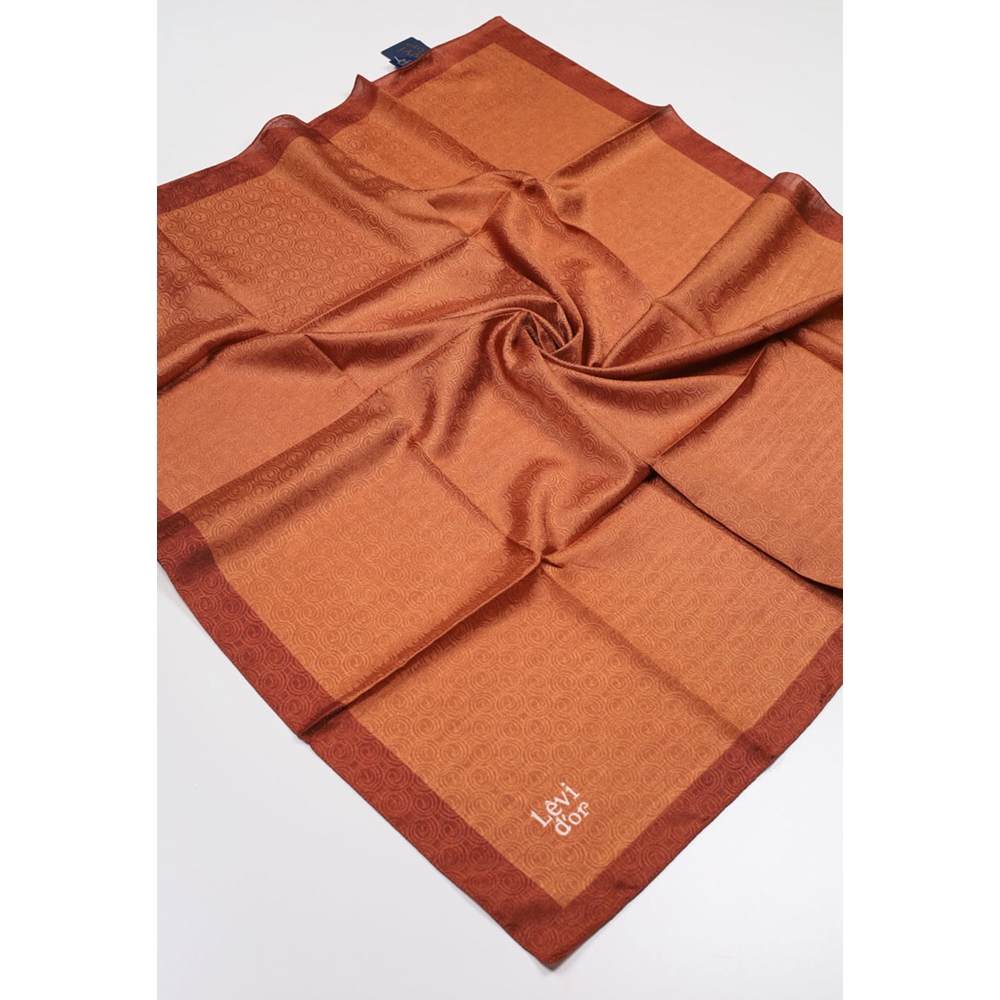 Levidor Kendinden Desenli Monogram Eşarp - Desen-01 - Renk-21