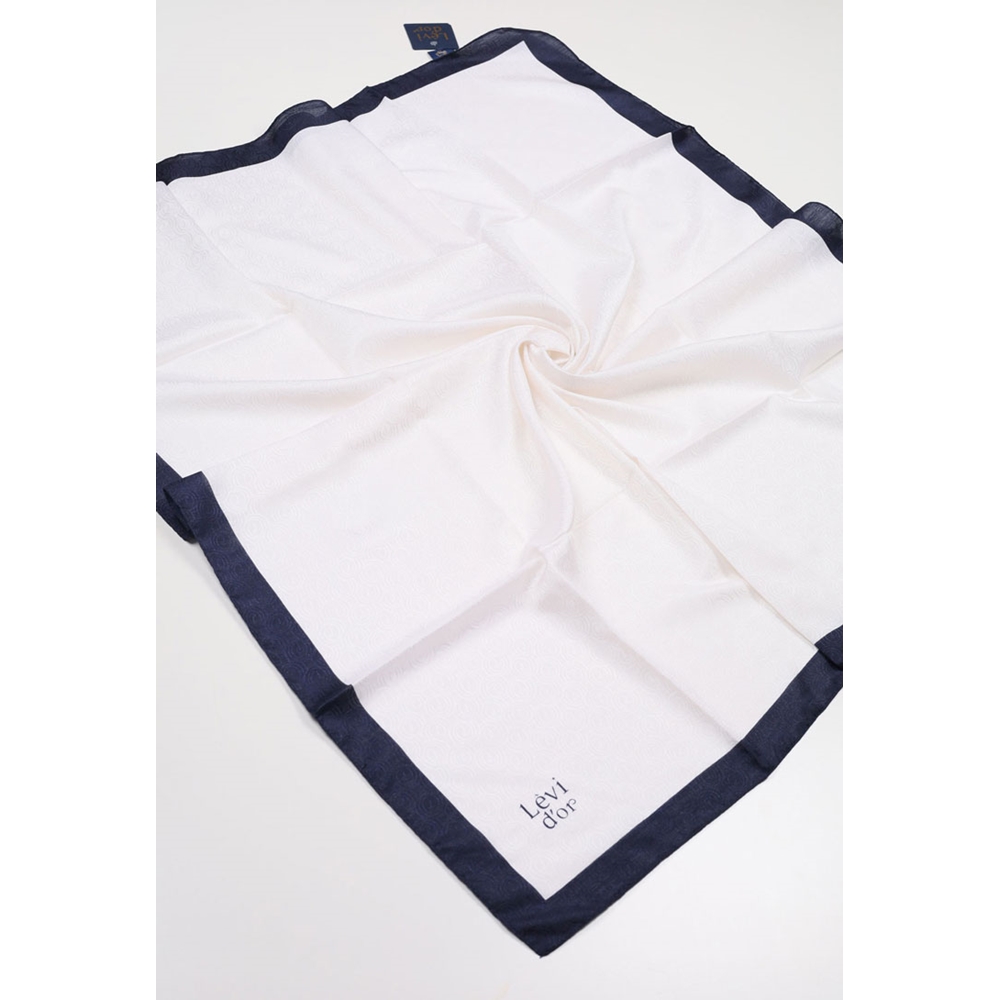 Levidor Kendinden Desenli Monogram Eşarp - Desen-01 - Renk-21