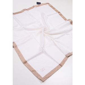 Levidor Kendinden Desenli Monogram Eşarp - Desen-01 - Renk-21