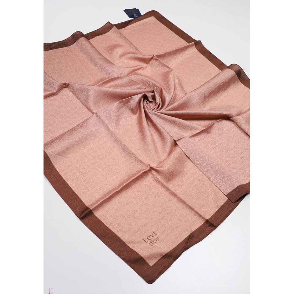 Levidor Kendinden Desenli Monogram Eşarp - Desen-01 - Renk-21