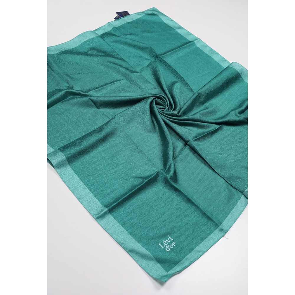 Levidor Kendinden Desenli Monogram Eşarp - Desen-01 - Renk-21