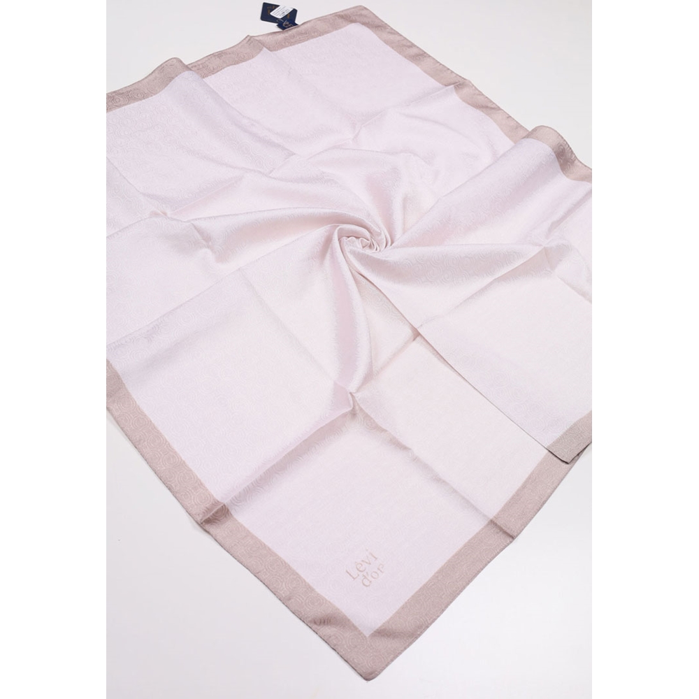 Levidor Kendinden Desenli Monogram Eşarp - Desen-01 - Renk-21