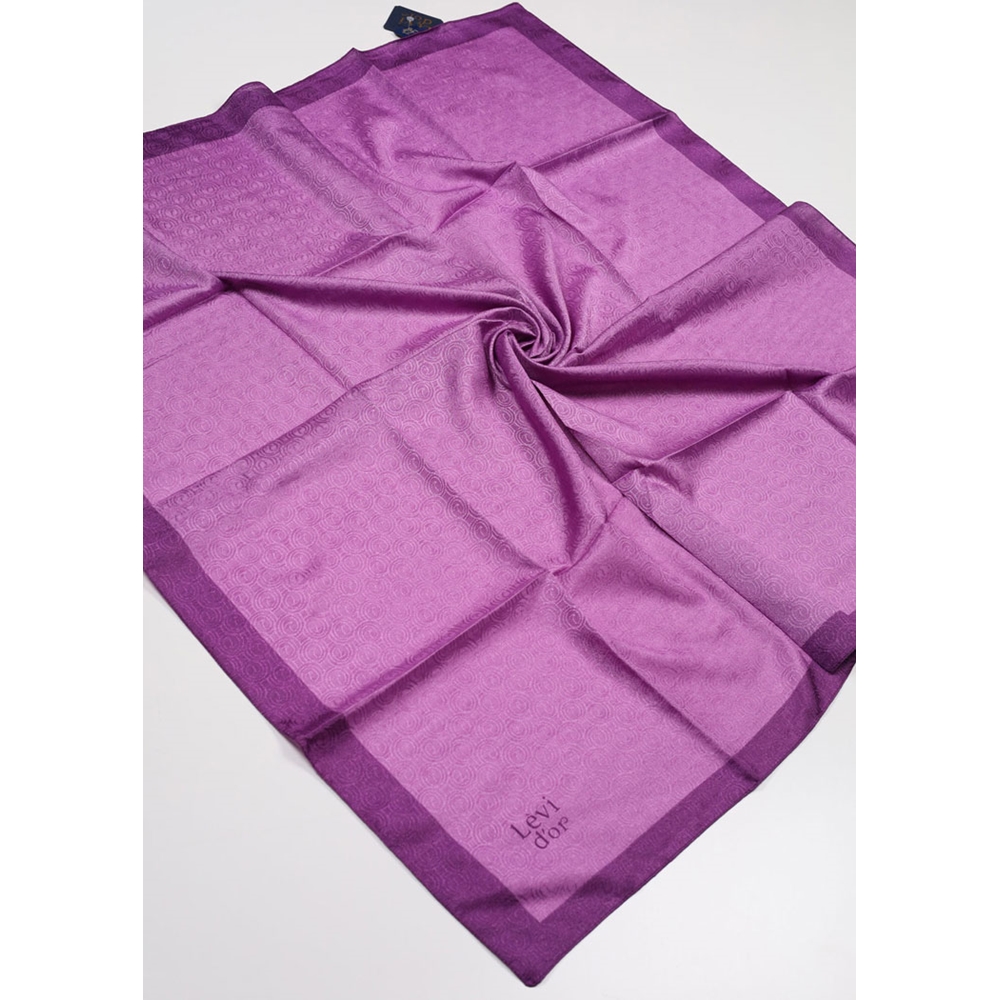 Levidor Kendinden Desenli Monogram Eşarp - Desen-01 - Renk-21