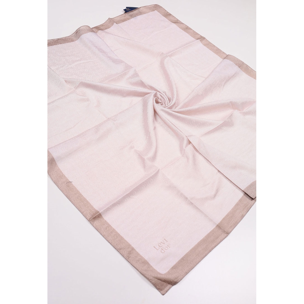 Levidor Kendinden Desenli Monogram Eşarp - Desen-01 - Renk-21