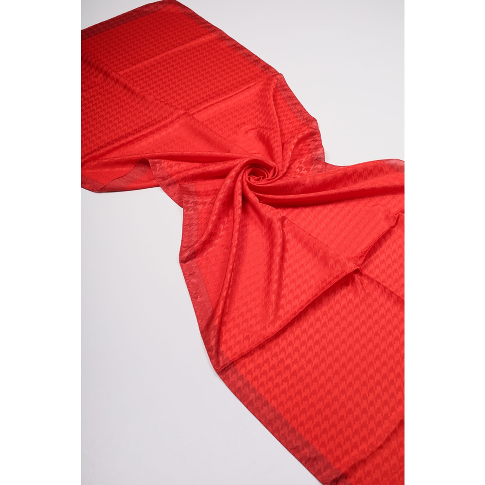 Hint İpek Desenli Monogram Şal - Desen-07 - Renk-10