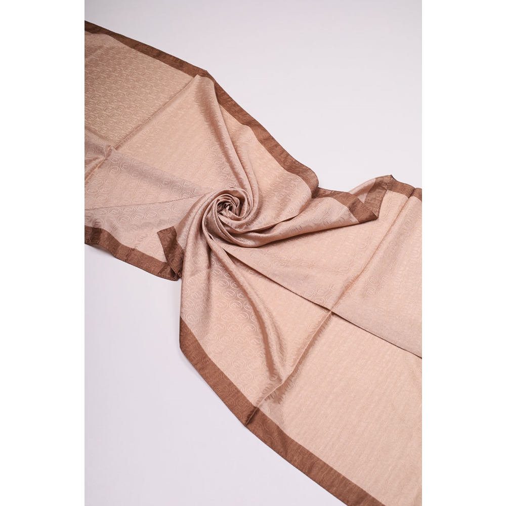 Hint İpek Desenli Monogram Şal - Desen-08 - Renk-13