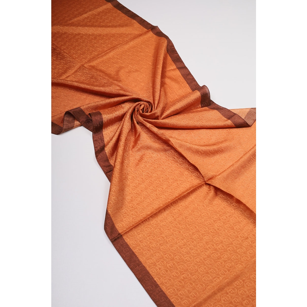 Hint İpek Desenli Monogram Şal - Desen-08 - Renk-13