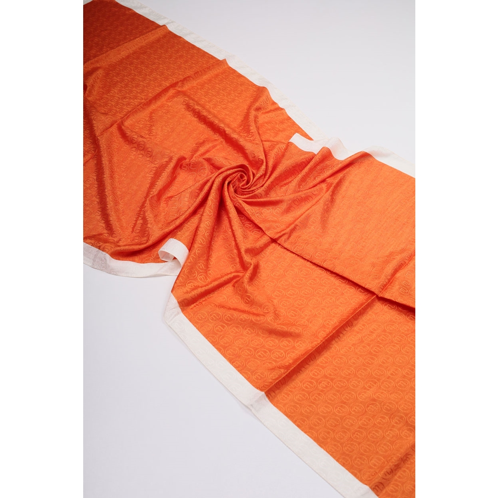 Hint İpek Desenli Monogram Şal - Desen-08 - Renk-13