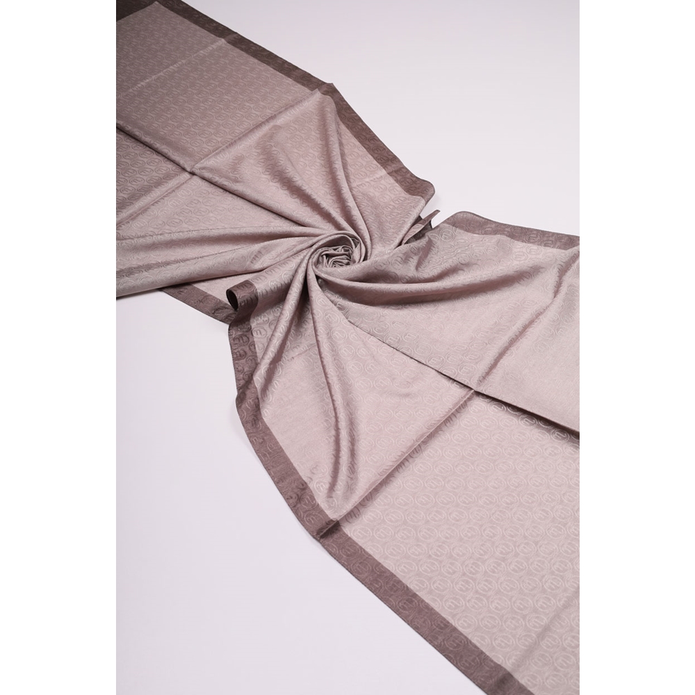 Hint İpek Desenli Monogram Şal - Desen-08 - Renk-13