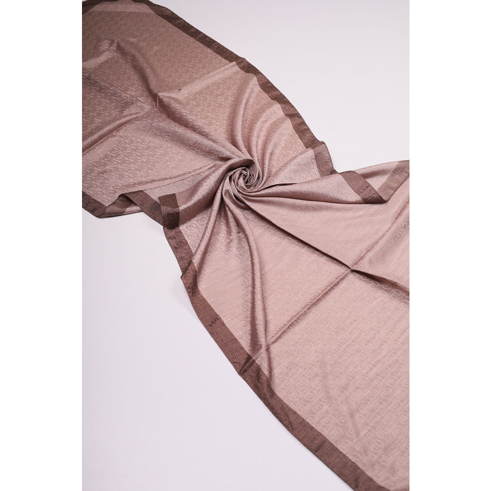 Hint İpek Desenli Monogram Şal - Desen-08 - Renk-13