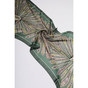 Levidor Desenli Hint İpeği Şal - Desen-04