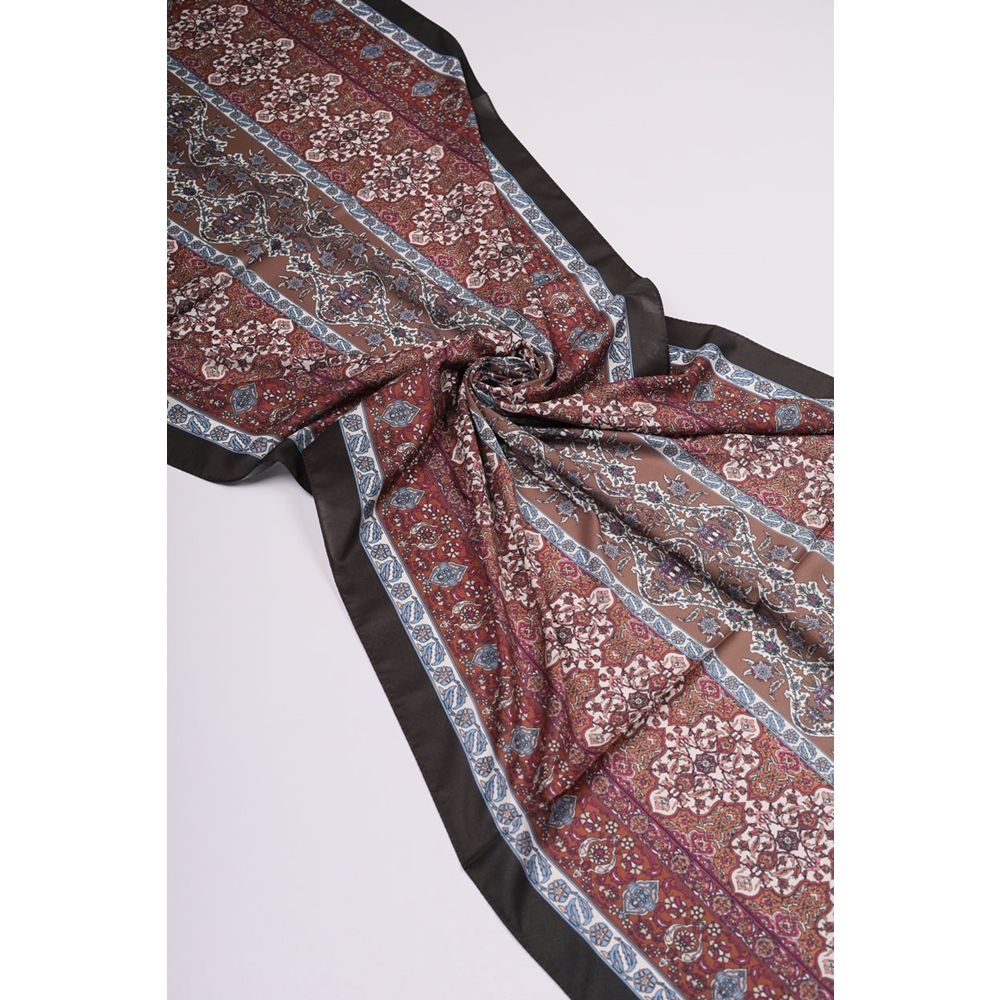 Scarfella Desenli Silk Licra Şal - Desen-05