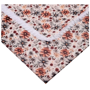 Baysem 200 X 400 cm. 3 Boyutlu Güpürlü Dijital Raşel Sofra Bezi - Masa Örtüsü