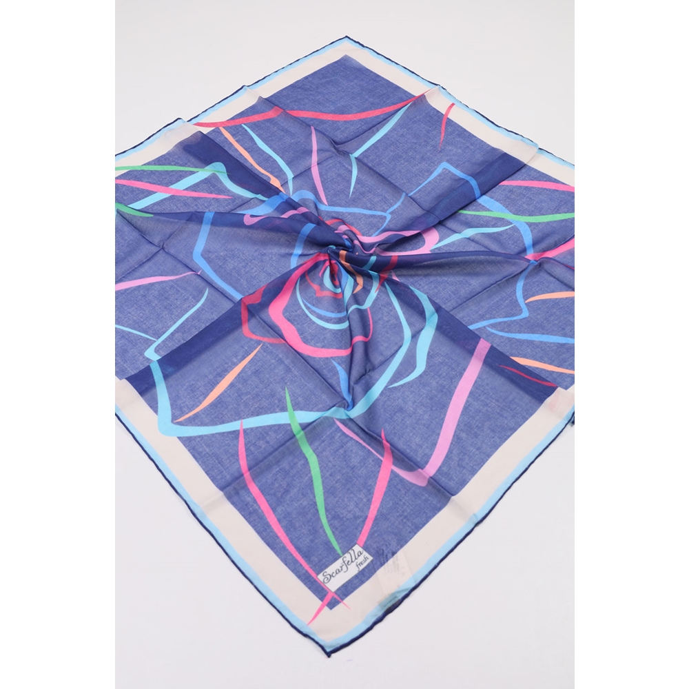 Scarfella Soft El Dikişli Eşarp Desen-318