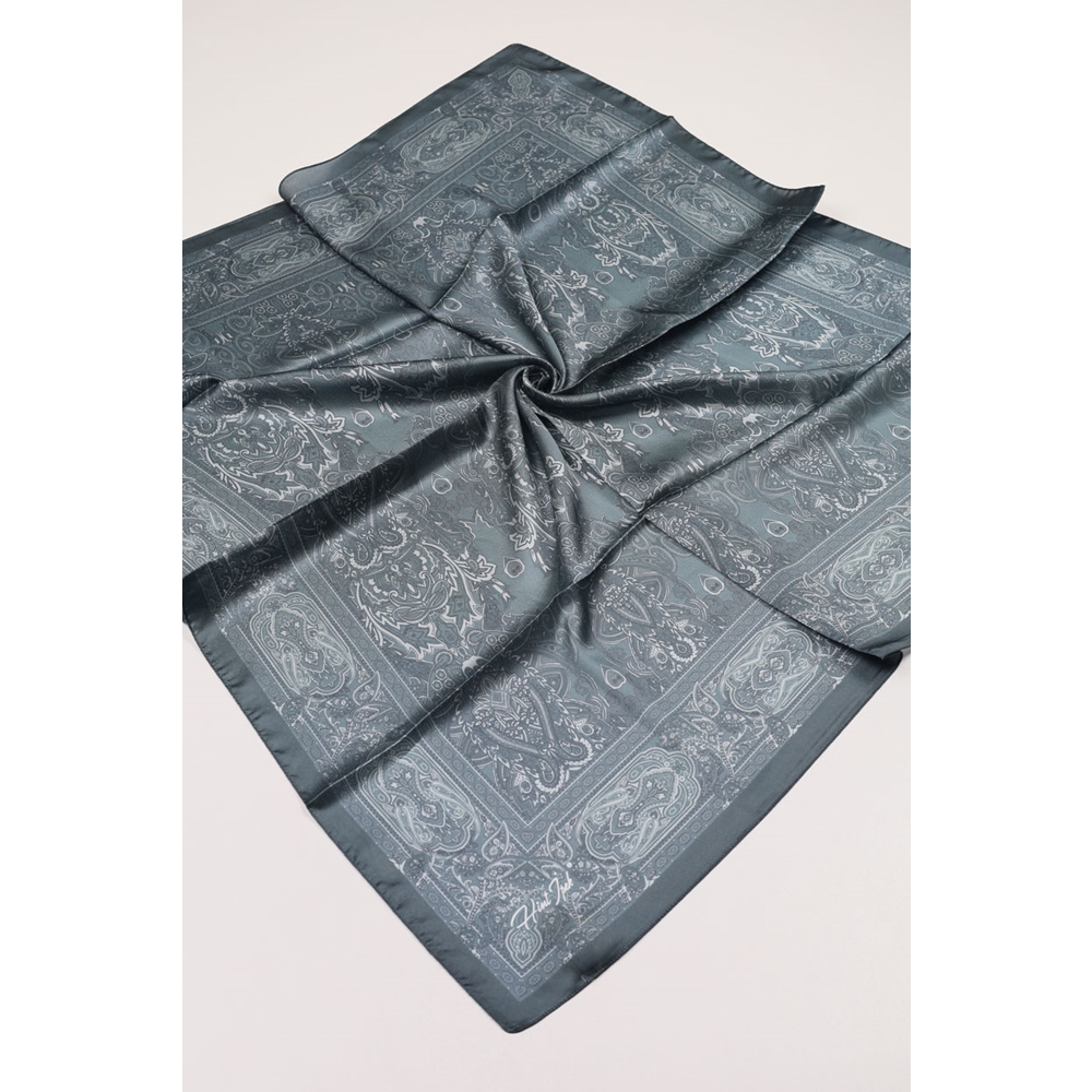 Hint İpek Desenli Vual Eşarp - Desen-03