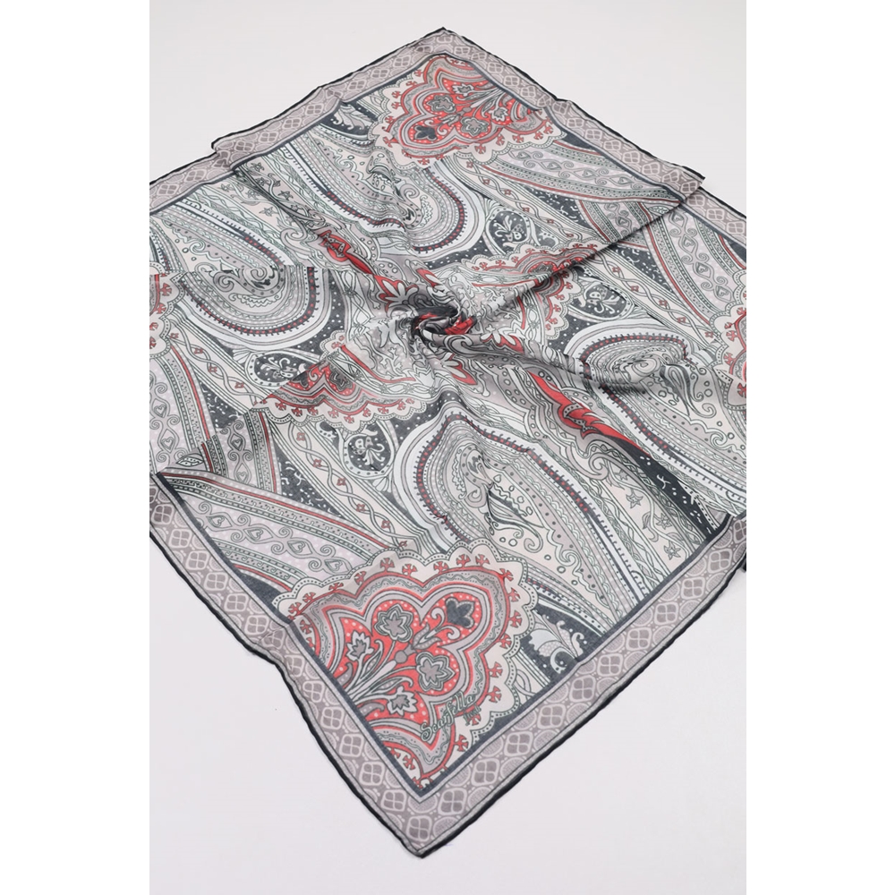 Scarfella Soft El Dikişli Eşarp Desen-330